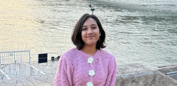 The picture shows Akangkha Choudhury.